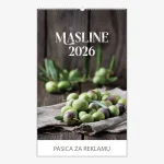 Zidni kalendar Masline 2026