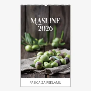 Zidni kalendar Masline 2026