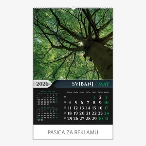 Zidni kalendar Šumska priča 2026 – svibanj