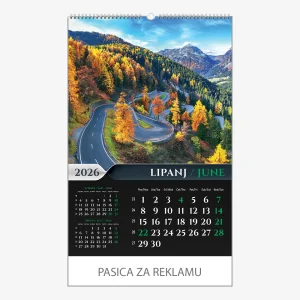 Zidni kalendar Šumska priča 2026 – lipanj