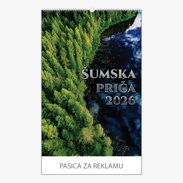 Zidni kalendar Šumska priča 2026 Zidni kalendar Šumska priča 2026