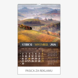 Zidni kalendar Vino 2026 – studeni