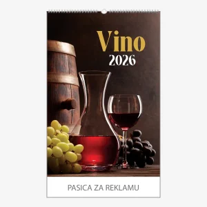 Zidni kalendar Vino 2026