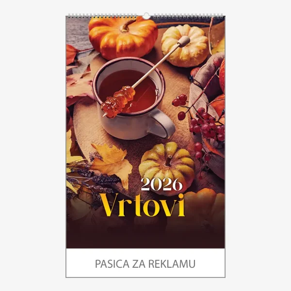 Zidni kalendar Vrtovi 2026 Zidni kalendar Vrtovi 2026