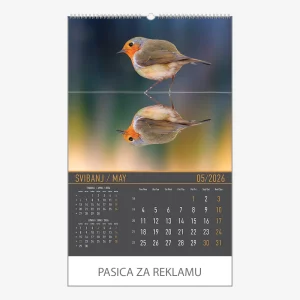 Zidni kalendar Zrcala u prirodi 2026 – svibanj