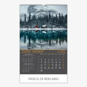 Zidni kalendar Zrcala u prirodi 2026 – studeni