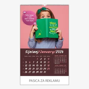 Zidni kalendar Zrnce mudrosti 2026 – siječanj
