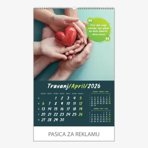 Zidni kalendar Zrnce mudrosti 2026 – travanj