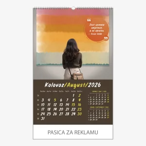 Zidni kalendar Zrnce mudrosti 2026 – kolovoz