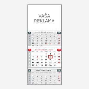 Kalendar poslovni trodjelni Veliki 2026