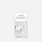 Kalendar poslovni tromjesečni Note – mali 2026