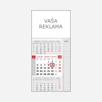 Kalendar poslovni tromjesečni Note – veliki 2026