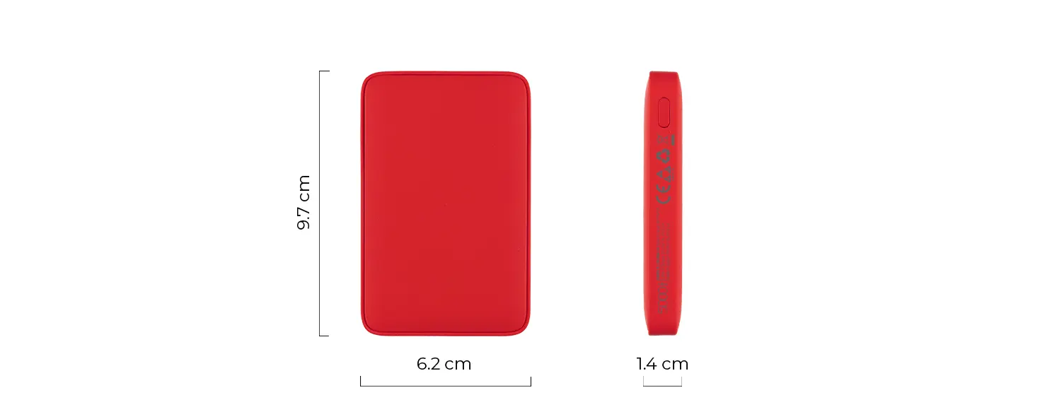 Power bank Odin 5 - dimenzije