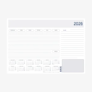 Stolna mapa 60 x 42 cm 2026 – otvorena