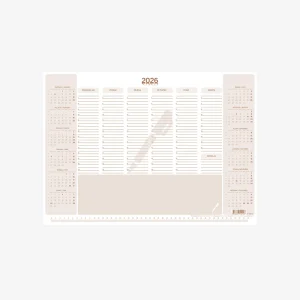 Stolna mapa smeđa 2026 – otvorena