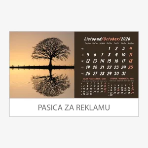 Stolni kalendar obostrani 2026 – listopad