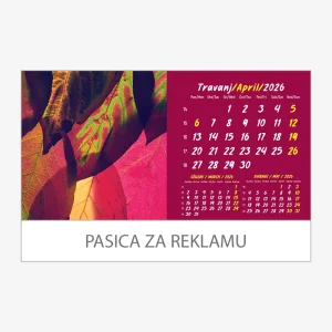 Stolni kalendar obostrani 2026 – travanj