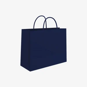 Vrećica 24x16x7 sjajna - plava