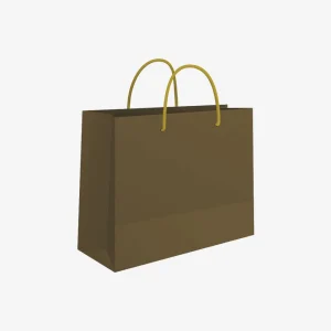 Vrećica 24x16x7 sjajna - zlatna