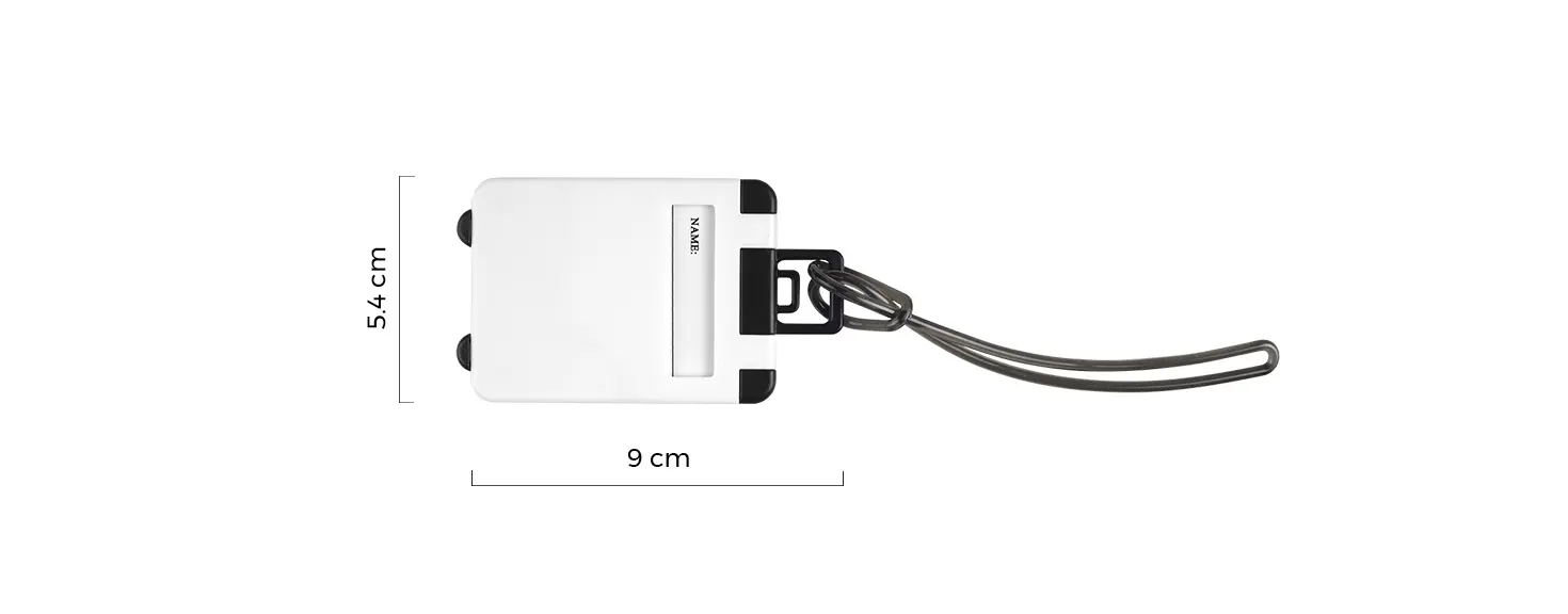 ID kartica za putovanje Traveler - dimenzije