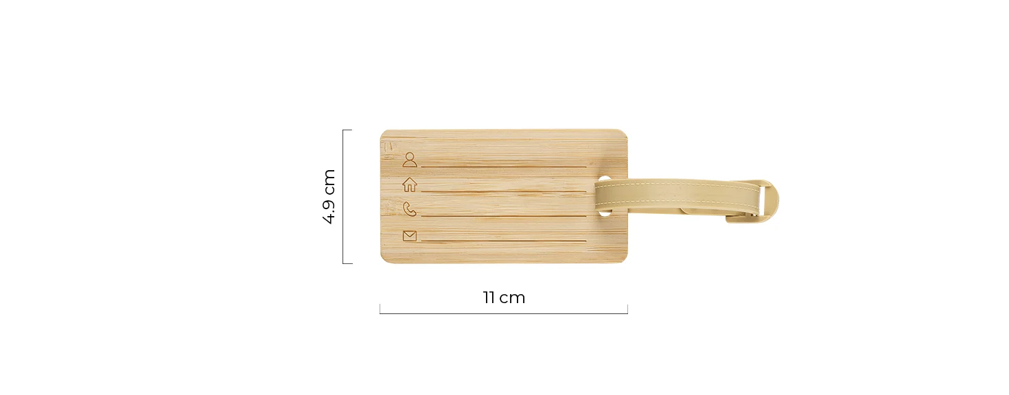 Putna ID kartica Trip - dimenzije