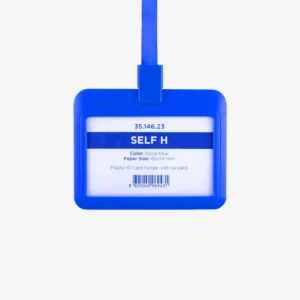 Uložak za ID karticu s trakicom Self H - kraljevsko plavi