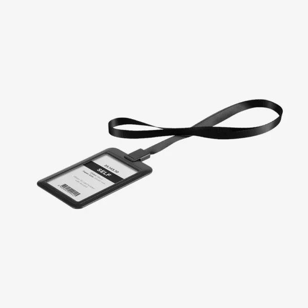 Uložak za ID karticu s trakicom Self - crni