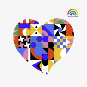 Magnet Memo Heart - print