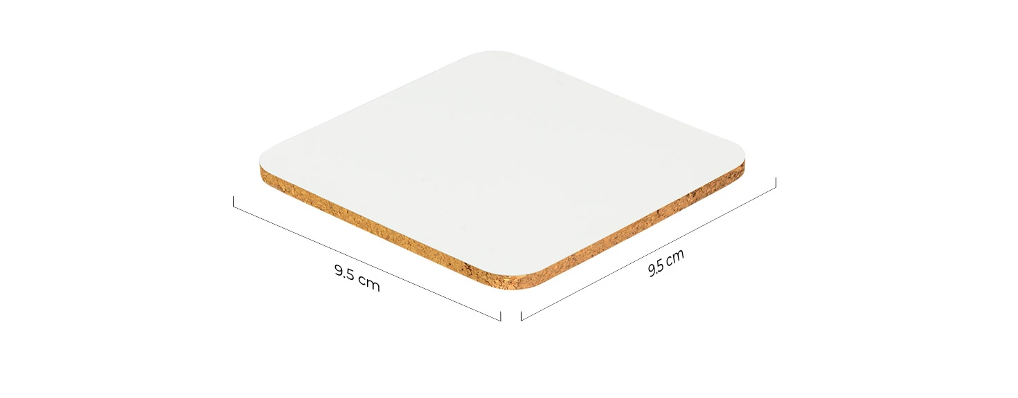 Podmetač Subli White Square - dimenzije