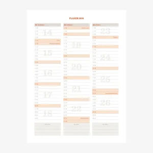 Rokovnik mjesečni planer