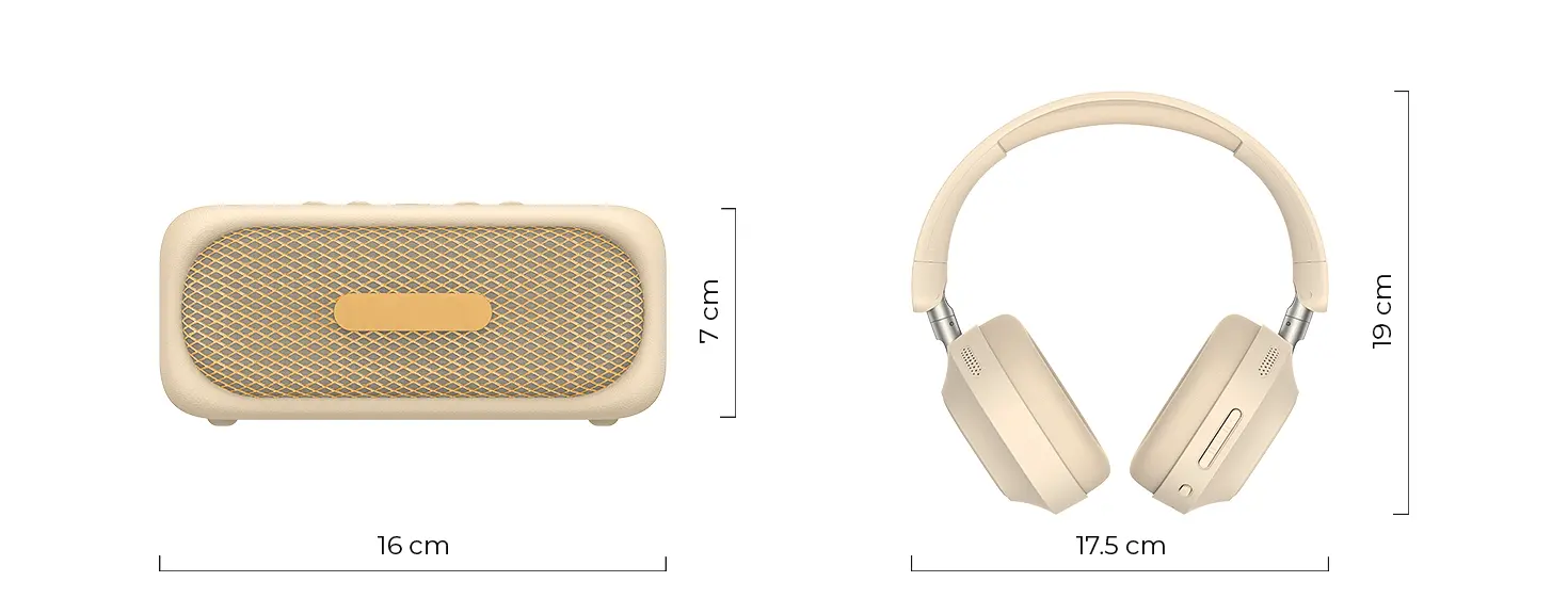 Zvučnik Hendrix - dimenzije