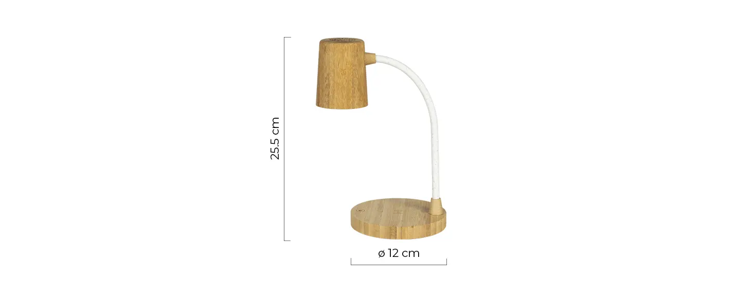 Stolna svjetiljka Willow - dimenzije